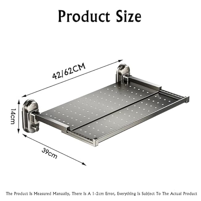 2 Tier Kitchen Shelf Tray,Food Preparation Rack,Multi Layer Food Tray, Side Dish Stacking Storage,Used For Catering Dipping Ingredients(62X39X14cm)