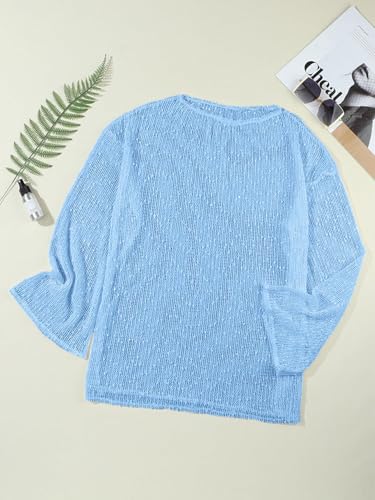 Image of Lilosy Sexy Crochet Sheer Kaftan Caftan Beach Dress Bathing Suit Swim Coverup Summer Vacation Outfits One Piece