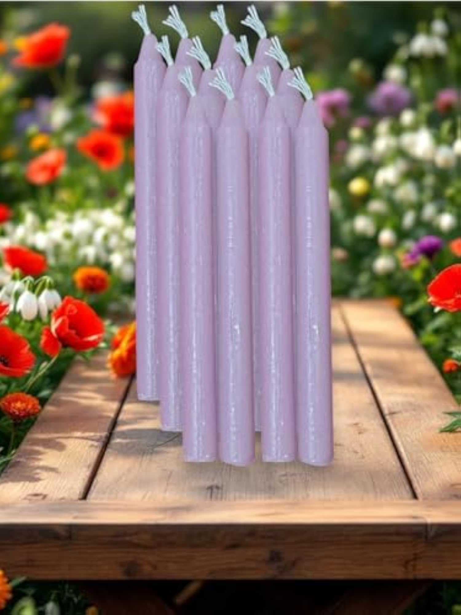 Colour Candles, Lilac Purple, Gift for Special Occasions