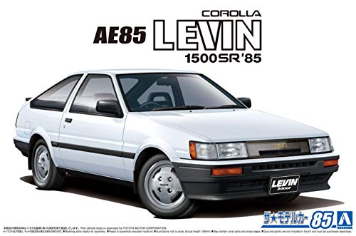 Aoshima Bunka Kyozai 1/24 Toyota AE85 Corolla Levin 1985 miniatura 4