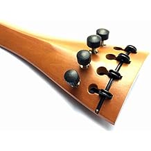 Violin Tailpiece Boxwood Semi Hill BUILT IN PUSH ADJUSTER 4/4
