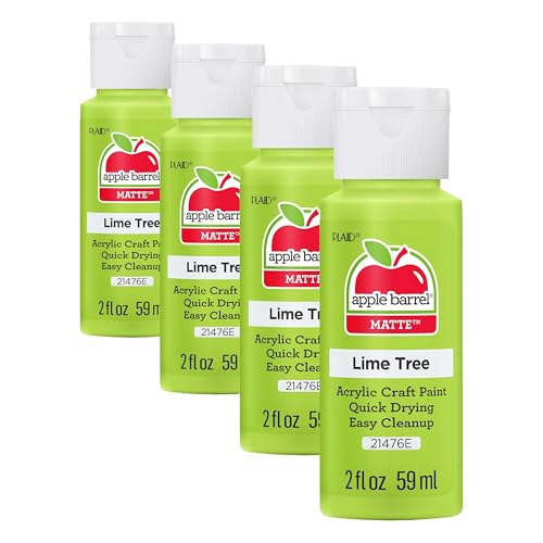 Image of Apple Barrel Acrylic Paint in Assorted Colors (2 oz), 21476, Lime Tree (Pack of 4)