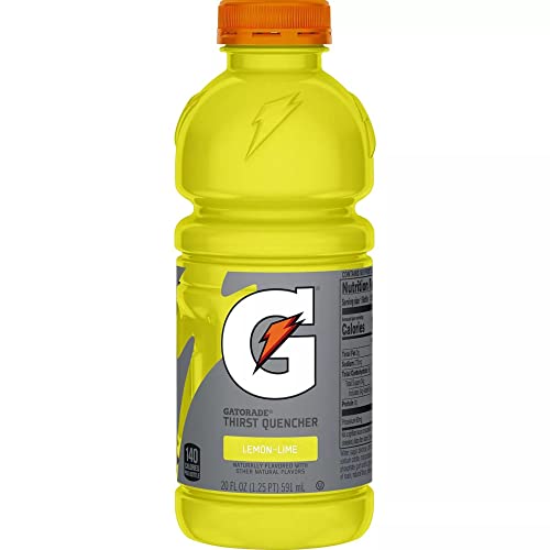 Gatorade Thirst Quencher Lemon Lime Sport Drink 20 fl Oz (12 Pack), Gatorade Lime Juice Energy Drink