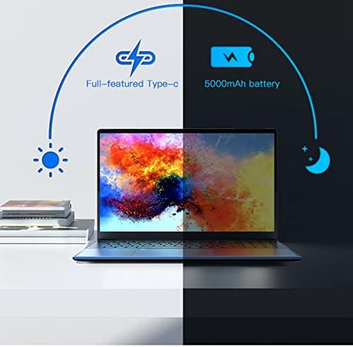 Ultra Thin 15.6 inch Laptop IPS 1980 X 1080 HD Screen LPDDR4 8GB 128GB Hard Drive 180° Flat Opening for AMD Athlon Gold 3150U 2.4GHz 3.3GHz Windows 11 WIFI 802.11b/g/n(8GB+128GB)