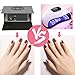 Watris Veiyi 300W Nail Polish Dryer, Nail Fan Dryer for Regular Polish, Hot & Cold Wind Nail Blower Dryer for Manicure Salon and Daily Home Use
