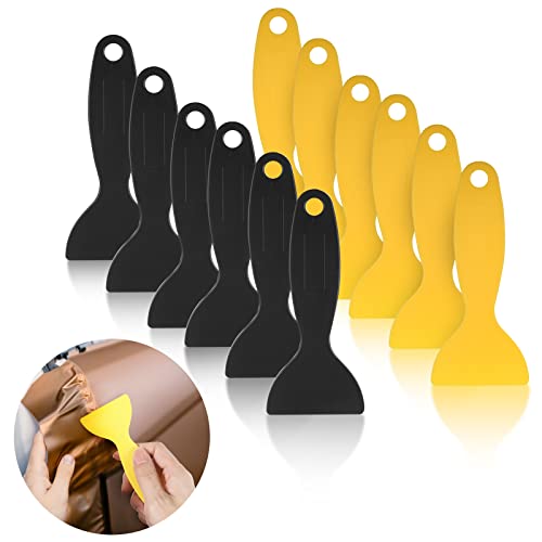 12 Stück Kunststoff Spachtel Set, Kunststoffspachtel, 3d Druck Spachtel, Luftblasenentferner Aufkleber Entferner, Reparaturmesser Für Spachtelreparatur, Aufkleber, Tapete, Harz Entfernung Und Patchen Cover