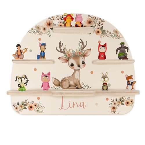 Kidsmood - Tonie Regal mit Namen – Wandregal für Toniebox 1 & Figuren |...