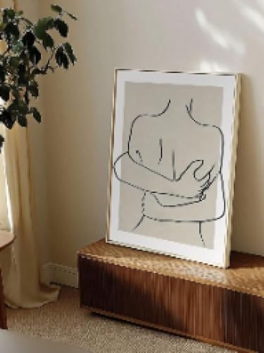 Toile murale bohème Love pour salon moderne affiche couple 21x30cm - 4