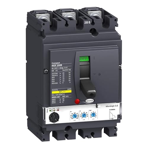 Disjoncteur magnétothermique NSX250B 100A triphasé Micrologic 2.2