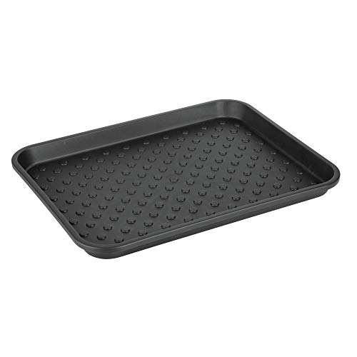 iDesign Plastic Under Sink Mat Tray for Kitchen Cabinet, Bathroom, Entryways, Office, Mudroom, College Dorm, (Set of 2), 17" X 13" X 2", Black by iDesign - Image 8