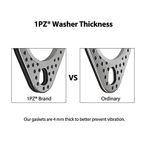 Image of 1PZ EGS-M27 Exhaust Gasket for GY6 49cc 50cc 70cc 90cc 110cc 125cc 150cc Scooter Moped Motorcycle Go Kart ATV Quad 4Wheeler Dune Buggy Dirt Pit Bike