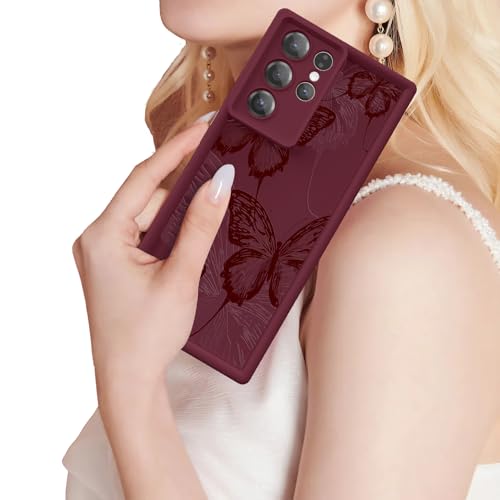 Coque Samsung S25 Ultra silicone souple papillon résistant - 7
