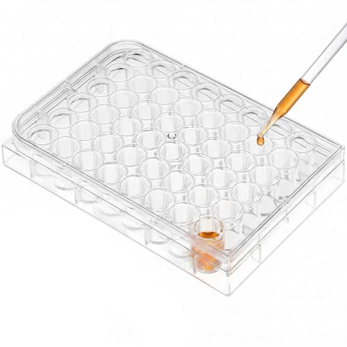 iplusmile 48 Holes Pill Filling Tool, Microcentrifuge Tube Rack, Well Cell Culture Plate Serving...