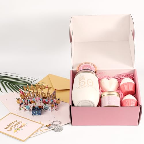 Birthday Gifts for Women, Spa Gifts Basket Set Relaxation with Tumbler Cup for Her,Mom,Wife,Female Friends, Coworker,Grandma, Nurse,Gift Idea for Women 60th - Image 2