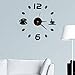 Produktbild Wandaufkleber ,Frashing Reloj de Pared 3D con Números Adhesivos DIY Bricolaje Moderno Decoración Adorno para Hogar Habitación (Schwarz)
