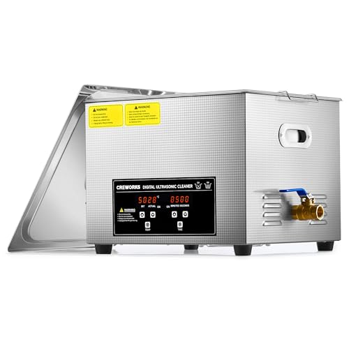 CREWORKS 15L 360W Limpiador Ultrasonidos con Calefacción Temporiz...