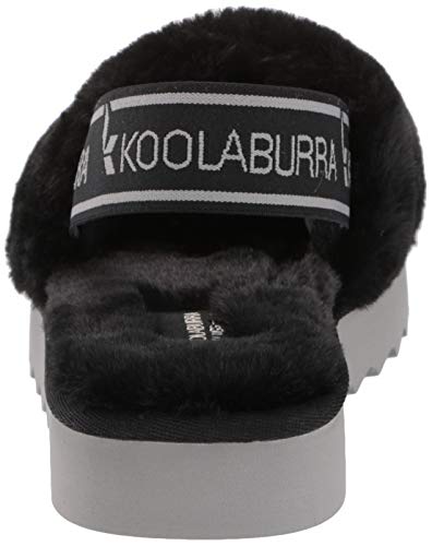 Koolaburra By Ugg Women's Fuzz'n Ii Slipper, Black, 11 Us #TOP2