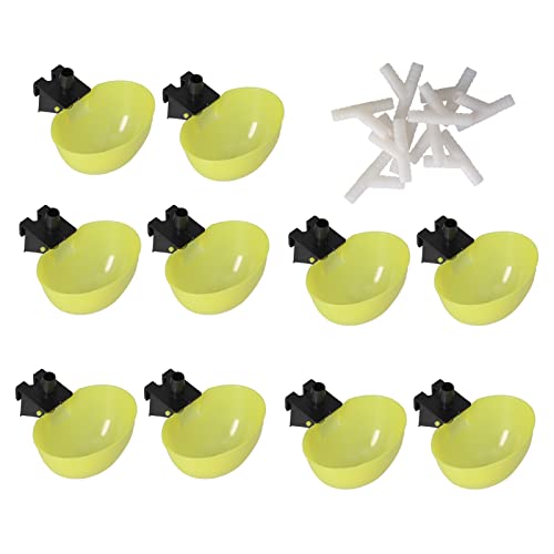 FEYV Bebedero Automático para Pájaros, Diseño Profundo Bebederos Automáticos para Pájaros para Mascotas, Pájaros para Palomas para Loros(8 mm) Cover