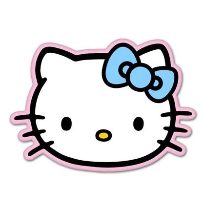 (Set of 3) Hello Kitty Pink Decal Sticker – Sticker Graphic – Auto, Wall, Laptop, Cell, Truck Sticker for Windows, Cars, Trucks