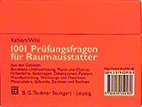  1001 Prüfungsfragen für Raumausstatter.
