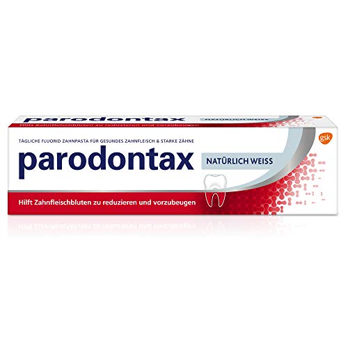 Parodontax Blanco natural, pasta de dientes diaria, 1 x 75 ml, ayuda a reducir y prevenir el sangrado de las encías