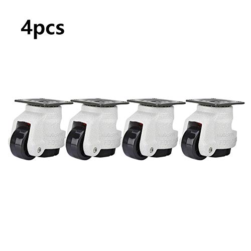 GD-40F 4 peças rodas retráteis, rodízio giratório resistente, para equipamentos industriais, bancada