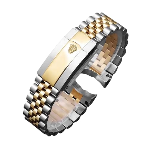 Bracelet montre 20mm acier inoxydable courbe évite les chutes de montre