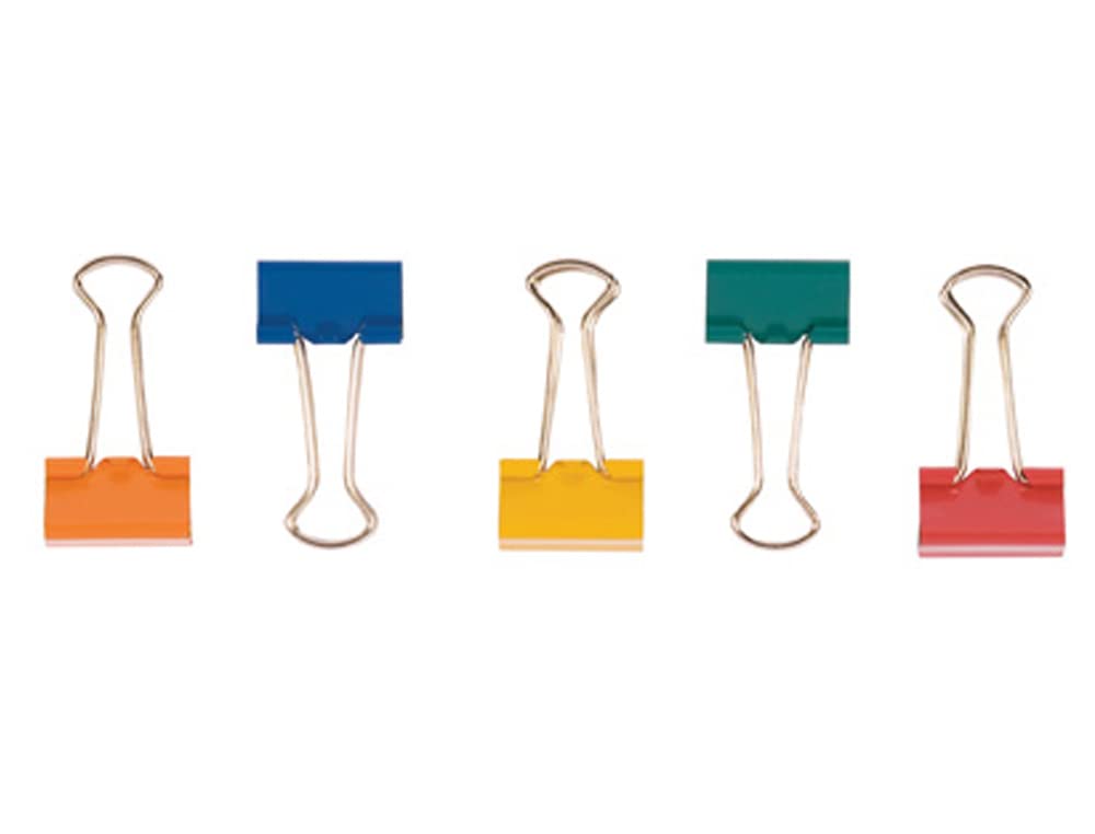 Q-Connect 32mm Assorted Foldback Clip (Pack of 10)