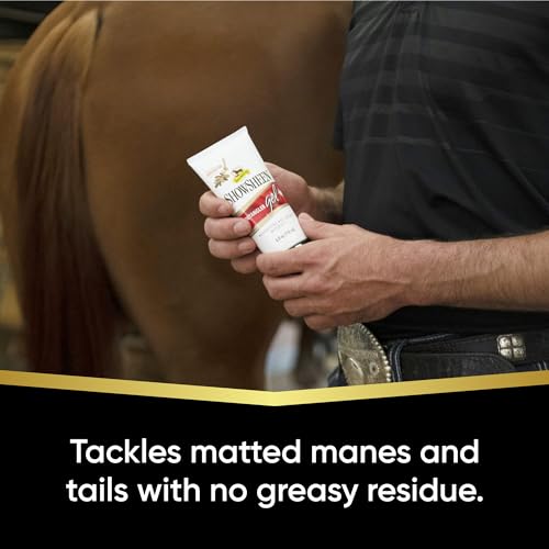 Absorbine ShowSheen Detangler Gel for Coat, Mane & Tail, Moroccan Argan Oil, Tackles Toughest Knots on Horses, Dogs & Livestock, 4oz - Image 4