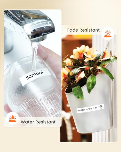 Image of Colorty Replace for Brother Tape Cassette P Touch Label Tape 12 mm 0.47 Laminated White Tz TZe-231 Label Maker Ptouch Refills for PT-D400 D410 H100 1090 1290 1880 1750 2040 12mm x 8m, 8-Pack