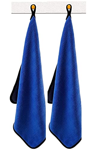 Image of Auto Hub Microfiber Cloth for Car - 600 GSM (40x40 CM) Car Cleaning Cloth, Thick Plush, Lint Free, Streak Free Microfiber Cloth for Bike & Car Washing & Drying Pack of 2-Blue