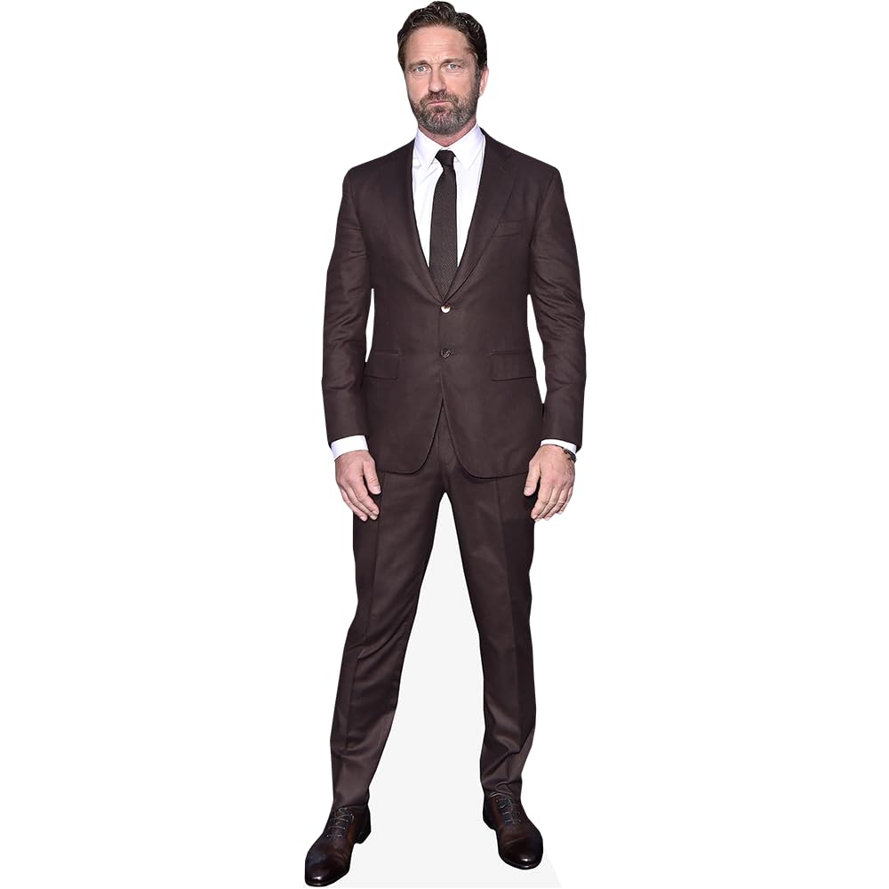 Celebrity Cutouts Mini Size Cutout Gerard Butler (Brown Suit)