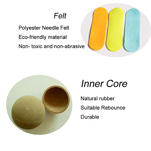 odear Tennis Ball for Dog Pack of 12 Colorful Easy Catching Pet Dog Ball - Thumbnail 3