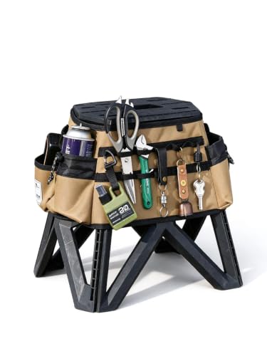 ChayWillow Tactical Folding Stool Cover with Storage Pockets - image 1
