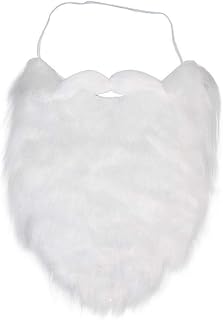 Falso De Santa Barba De Papá Noel De La Barba Blanca del Bigote De Los Accesorios del Traje para La Navidad Fiesta De Navidad