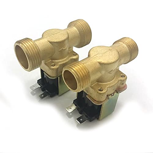Électrovanne laiton G3/4 24V NC avec débitmètre pour chauffe-eau