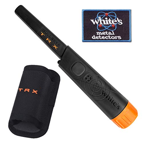 White's TRX Bullseye Waterproof Pin-Pointer with Holster and Iron-On Patch - 800-0343