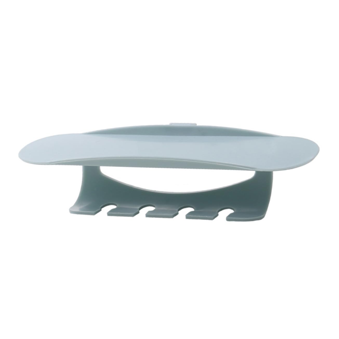 Alipis 6pezzi Portaspazzolino Da Parete Con Supporto Per Dentifricio Design Adesivo Senza Forature Organizzatore Per Bagno Blu e Beige Facile Installazione e Risparmio Di Spazio
