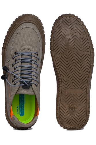 Image of ATHCO Mens Brute Memory Foam Comfort Casual Canvas Sneaker Shoes|Laceup|Slip Resistant|Lightweight|Dailyuse|ExtraSoft