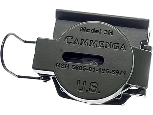 Brújula Lensática Tritium Cammenga 3H Negra miniatura 2