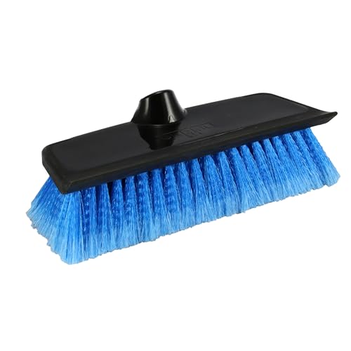 Unger - 964810 Professional HydroPower Soft Brush with Squeegee, 10' Blue