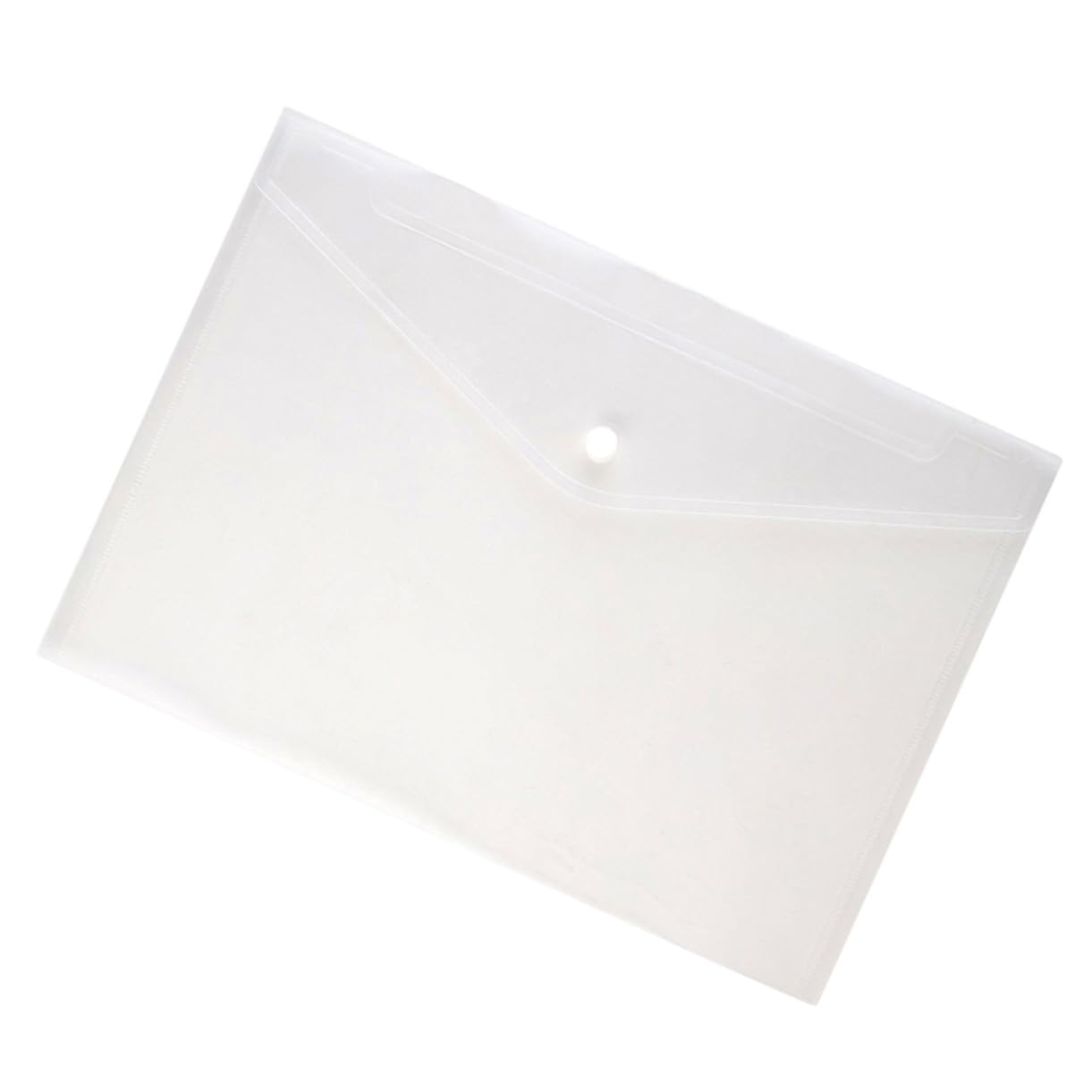 30 Pezzi Buste Trasparenti con Bottone Organizer Documenti Resistenti Antistrappo e Impermeabili per Ufficio e Scuola