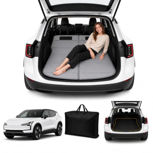 Image of Car Mattress for 2025-2026 Volkswagen Tiguan, Upgraded Non-Inflatable Thickened Foam SUV Car Camping Mattress, Foldable Trunk Sleeping Pad Car Bed Mattress for Road Trips Camping Travel