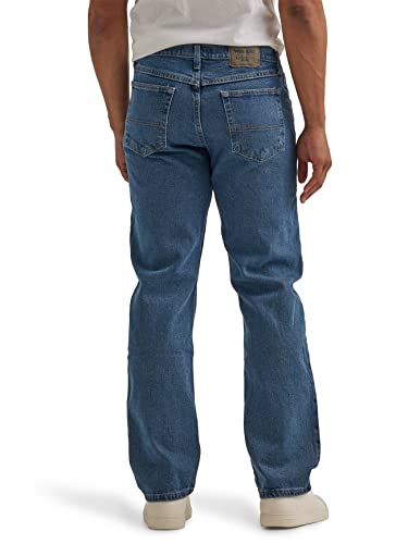 Image of Wrangler Men's Loose Fit Cotton Jeans (Grey, Vintage Stonewash)