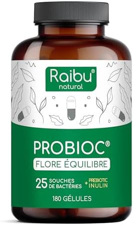 Probiotique Flore Intestinale, 180 Gélules Gastro-résistantes - 6...