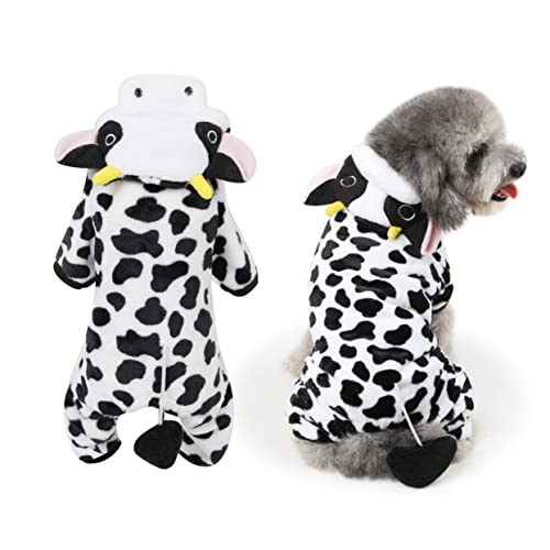 Disfraz para perro de vaca talla M