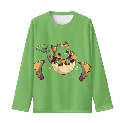 HUIACONG Boys Long Sleeve Tshirts for Kids Children Winter Tops for Girls