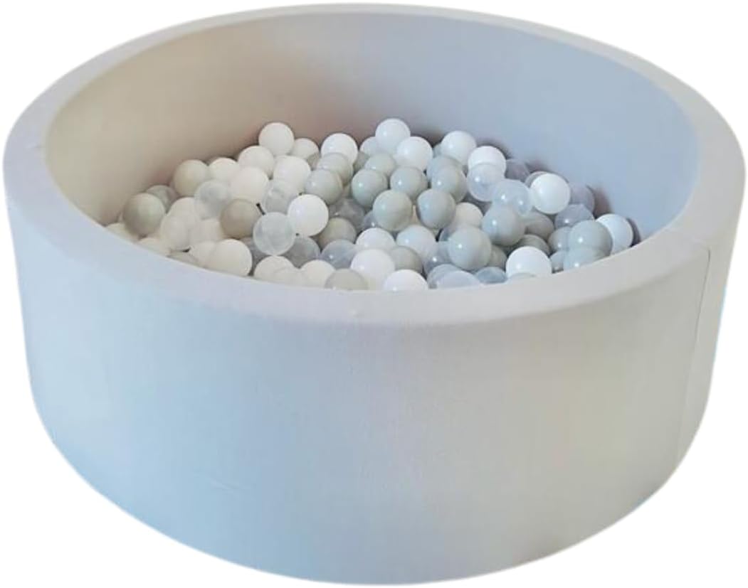 Mumfactoryยฎ Foam Ball Pit Pool for Kids Baby Toddler - Soft Ball Pool - Tent for Kids, 90X30cm/200 Balls INCLUDED