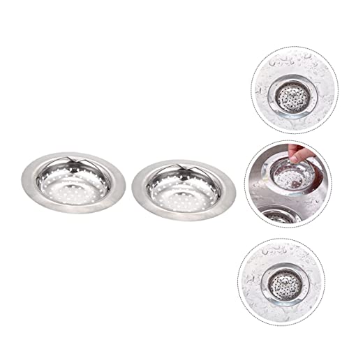 Coladores para fregadero de acero inoxidable SHINEOFI 2 piezas miniatura 5