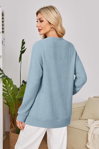 Image of STYLEWORD Women's Fashion Cardigan Sweater Lightweight Open Front Long Casual Beach Kimonos Outfits with Pockets
